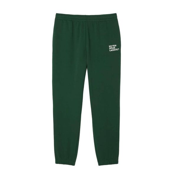 Lacoste Unisex Adult Relaxed Fit Sweatpants / Green